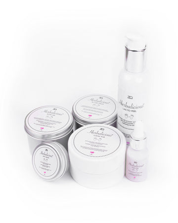 Herbalicious Bundle (Butter Cream + Petro Gel + Turmic Rub + Lacto Peel + Spot Healer)